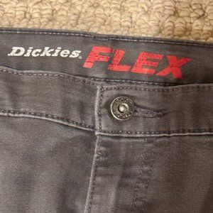 Dickies FLEX Regular Fit Duck Carpenter Pants, Stonewashed Gray